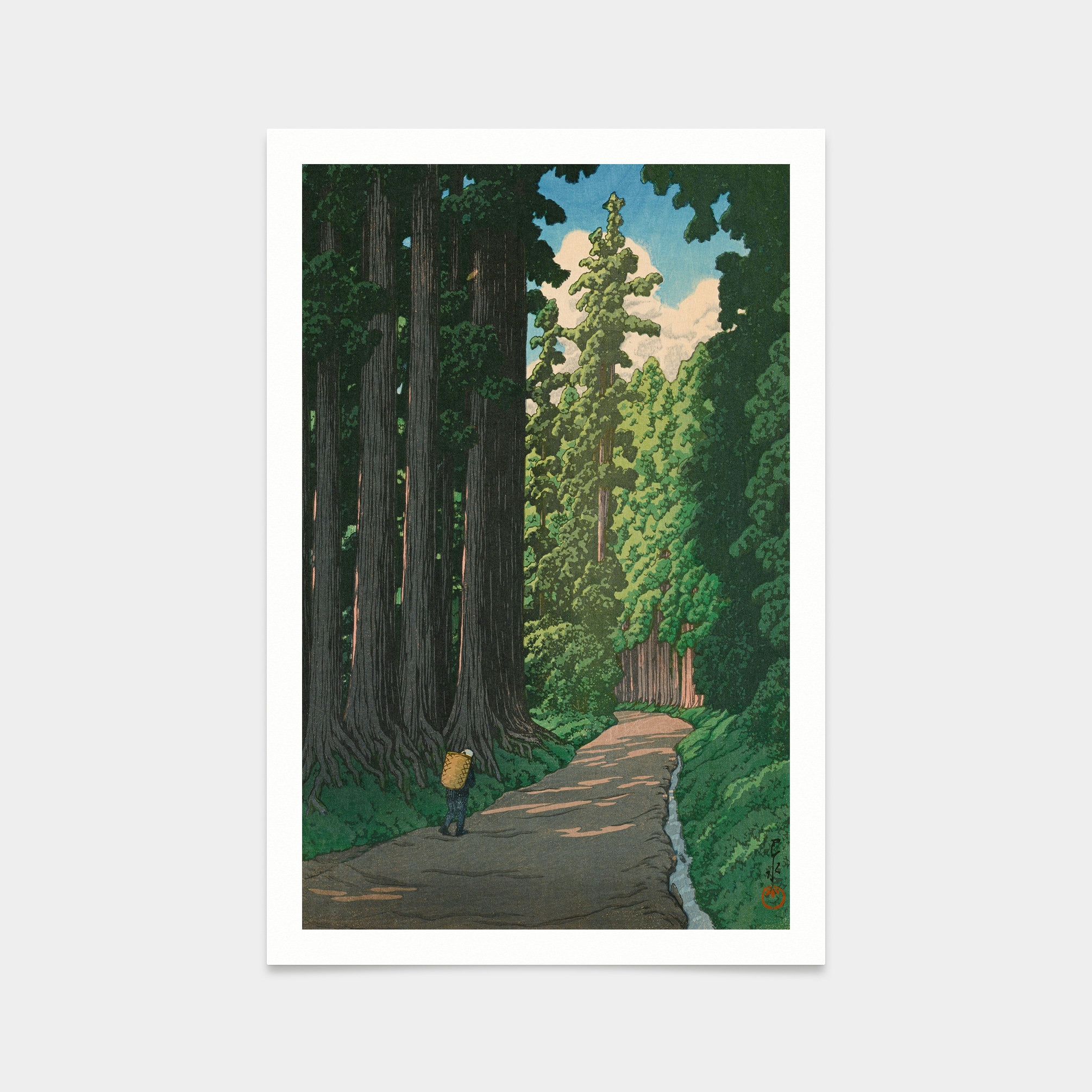 Hasui Kawase,the Road to Nikko ,japanese Painting,art Prints