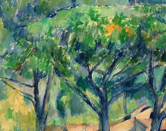 Paul Cezanne,house in Provence,art Prints,vintage Art,canvas