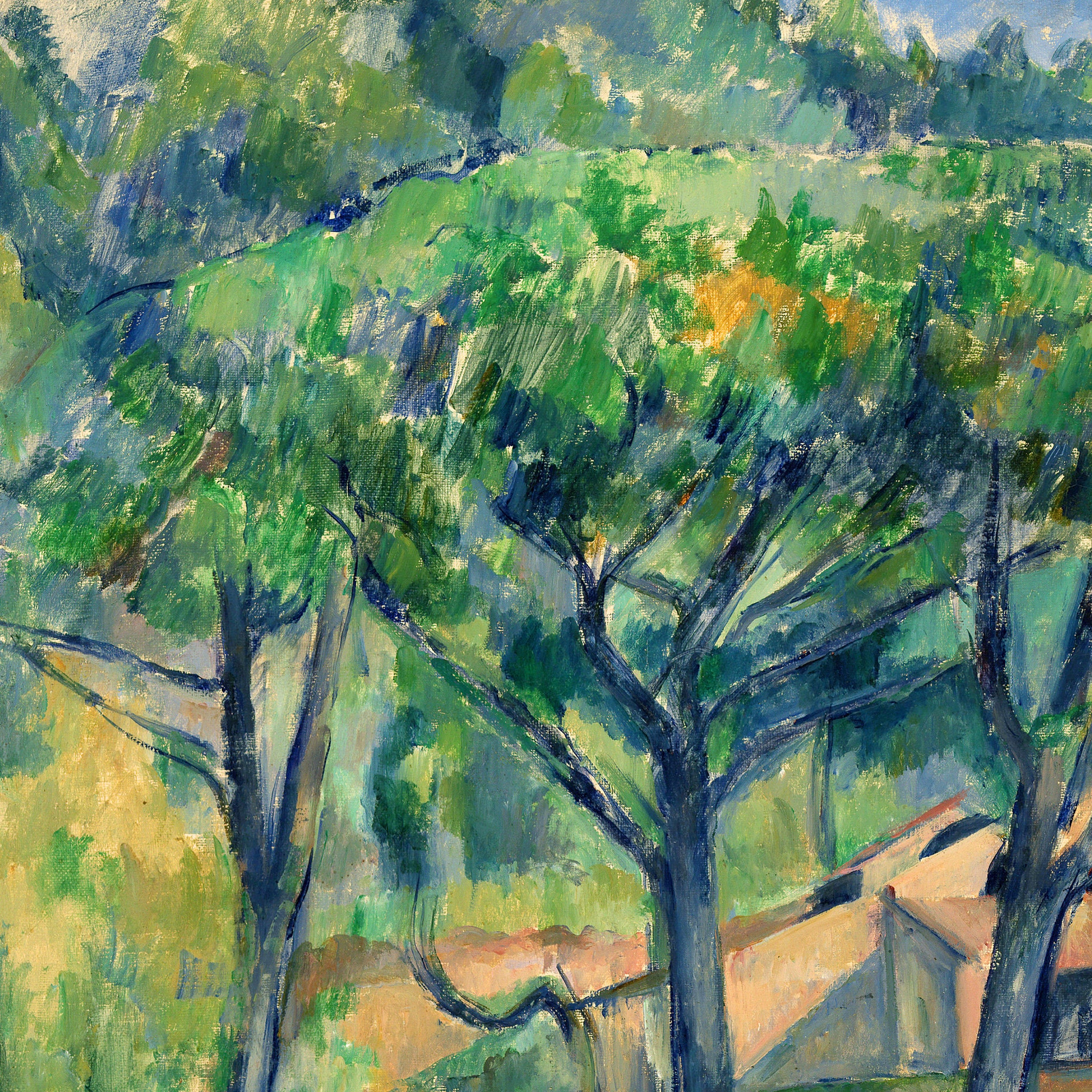 Paul Cezanne,house in Provence,art Prints,vintage Art,canvas