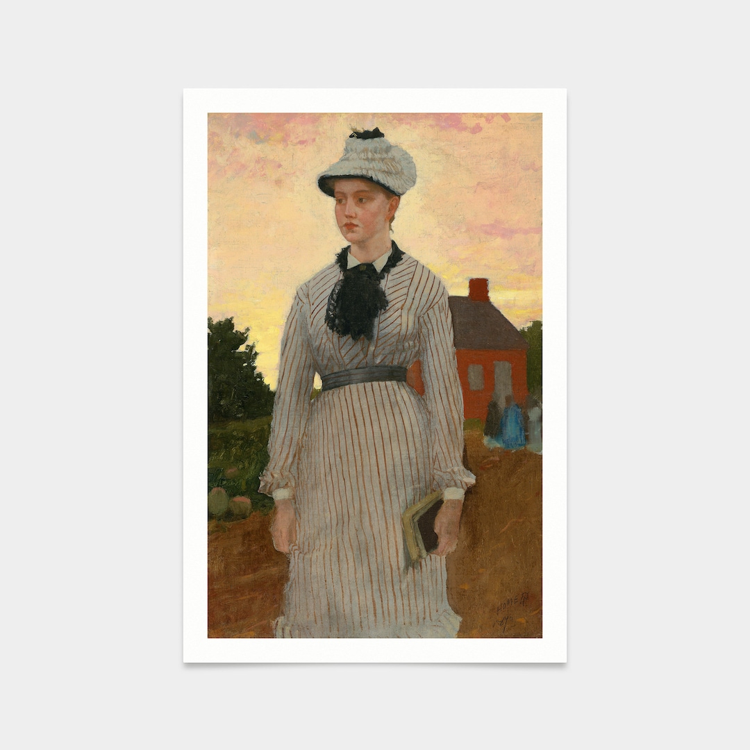 Winslow Homer,the Red School House,art Prints,vintage Art,canvas Wall