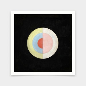 Hilma af Klint,The Swan, No.16,Abstract Wall Art,art prints,Vintage art,canvas wall art,famous art prints,V7144
