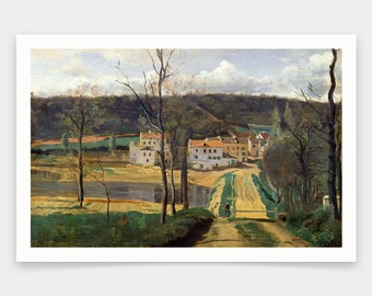 ジャン＝バティスト＝カミーユ・コロー - ヴィル・ダヴレー近くの森の