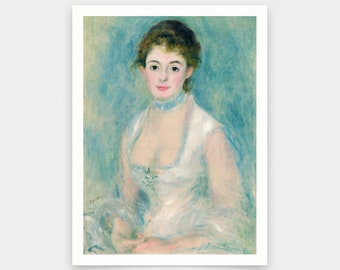 アンリオ夫人 – オーギュスト・ルノワール c. 1876 年油彩キャンバス