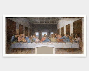 Leonardo da Vinci,The Last Supper,art prints,Vintage art,canvas wall art,famous art prints,V7854