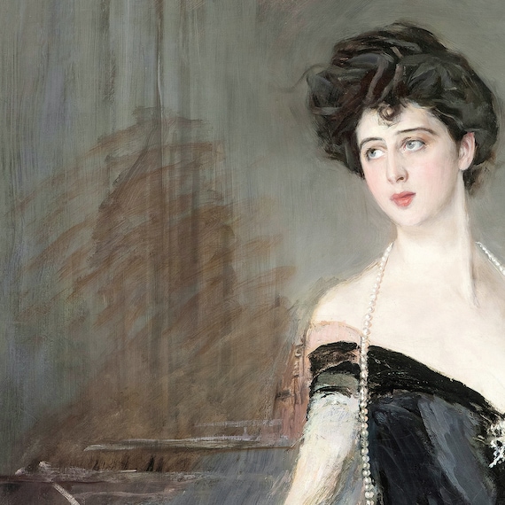 Giovanni Boldini,portrait of Donna Franca Florio,art Prints