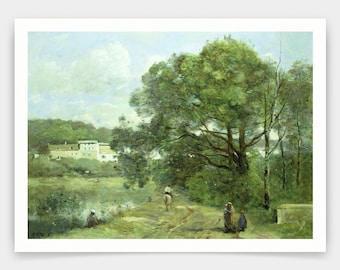 ジャン＝バティスト＝カミーユ・コロー - ヴィル・ダヴレー近くの森の