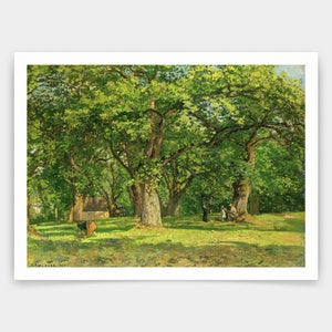 Camille Pissarro,La Foret, Forest,art prints,Vintage art,canvas wall art,famous art prints,V3253