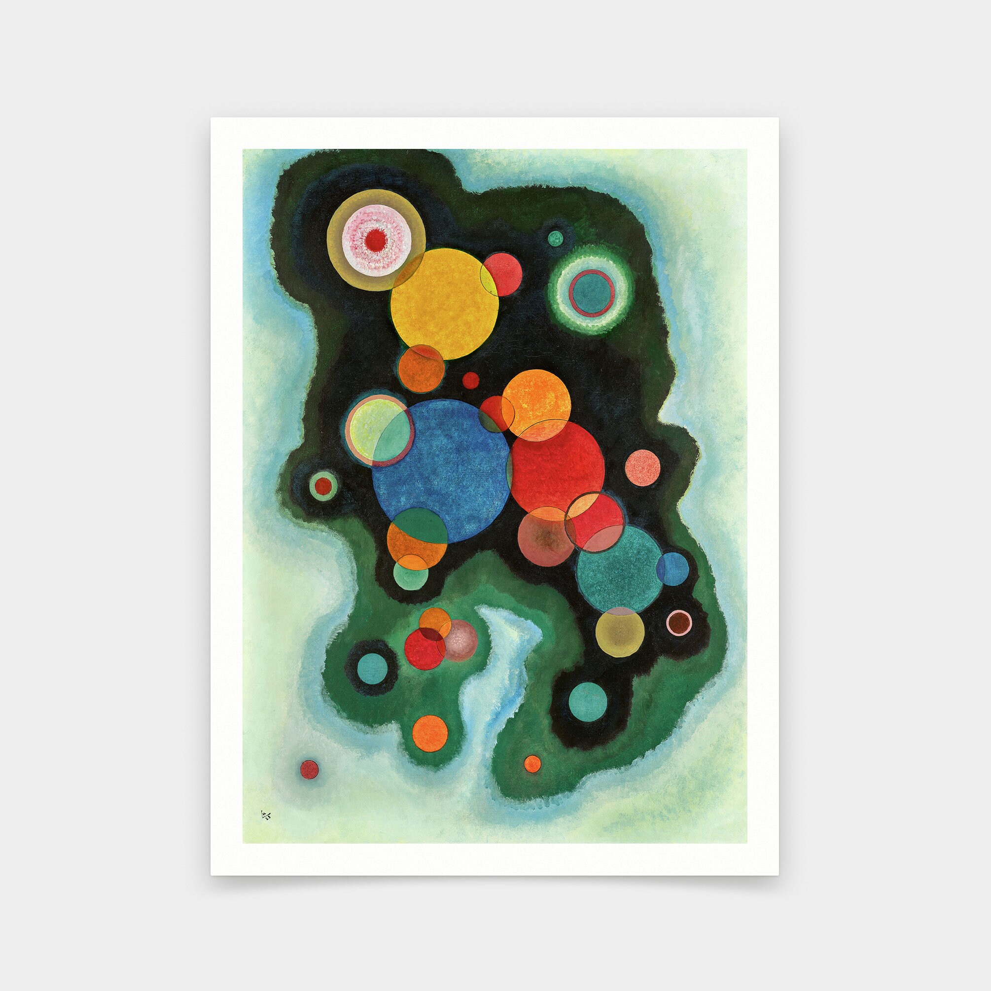 Wassily Kandinsky、AUS DER TIEFE File:Wassily Kandinsky, Aquarell 6, Kunstdrucke auf