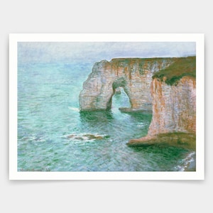 Claude Monet,Manne-Porte, Etretat,stampe d'arte,Arte vintage,Arte murale su tela,Stampe d'arte famose,V3417