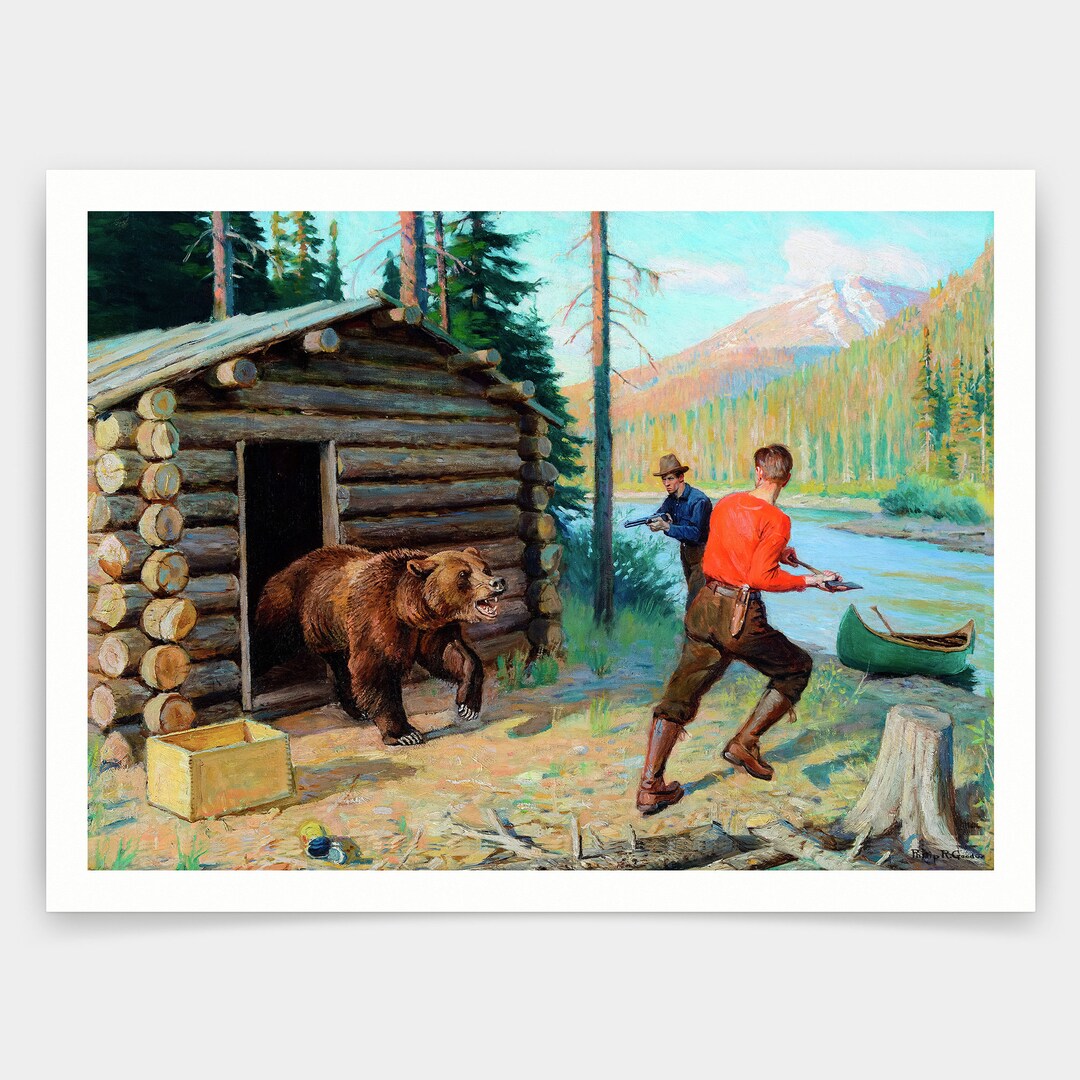 Philip R Goodwin Prints Philip R Goodwin,in A Tight Corner,art Prints,vintage Art,canvas Wall ...