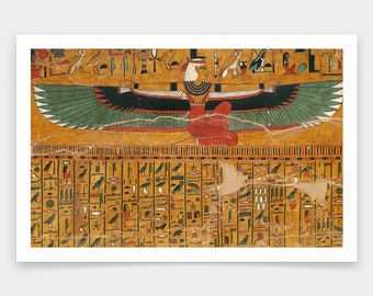 Egyptisk konst, Väggmålningar i Seti 6:s grav, konsttryck, Vintagekonst, canvastavlor, kända konsttryck, V1259