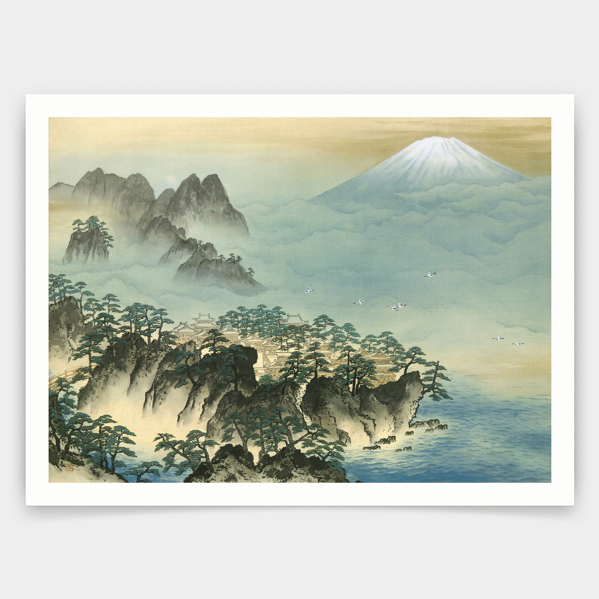 絵画 Mountain Exhibition One Collector's High Mountain Road to Hokusai - The New York