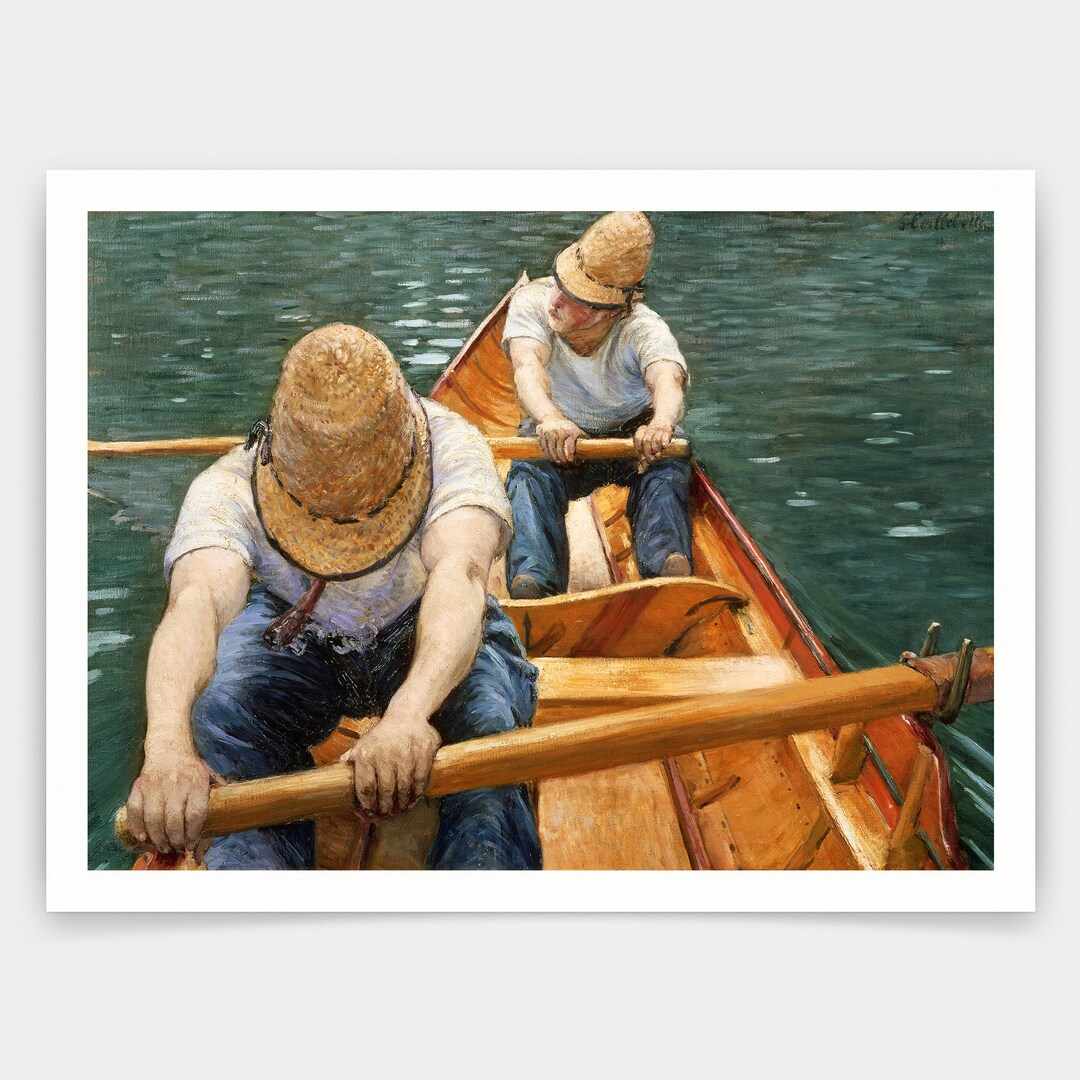 Gustave Caillebotte,boaters Rowing on the Yerres,art Prints