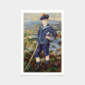 船乗りの少年、ピエール＝オーギュスト・ルノワール、即時