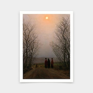 Caspar David Friedrich,Easter Morning, 1828-1835,art prints,Vintage art,canvas wall art,famous art prints,V5459