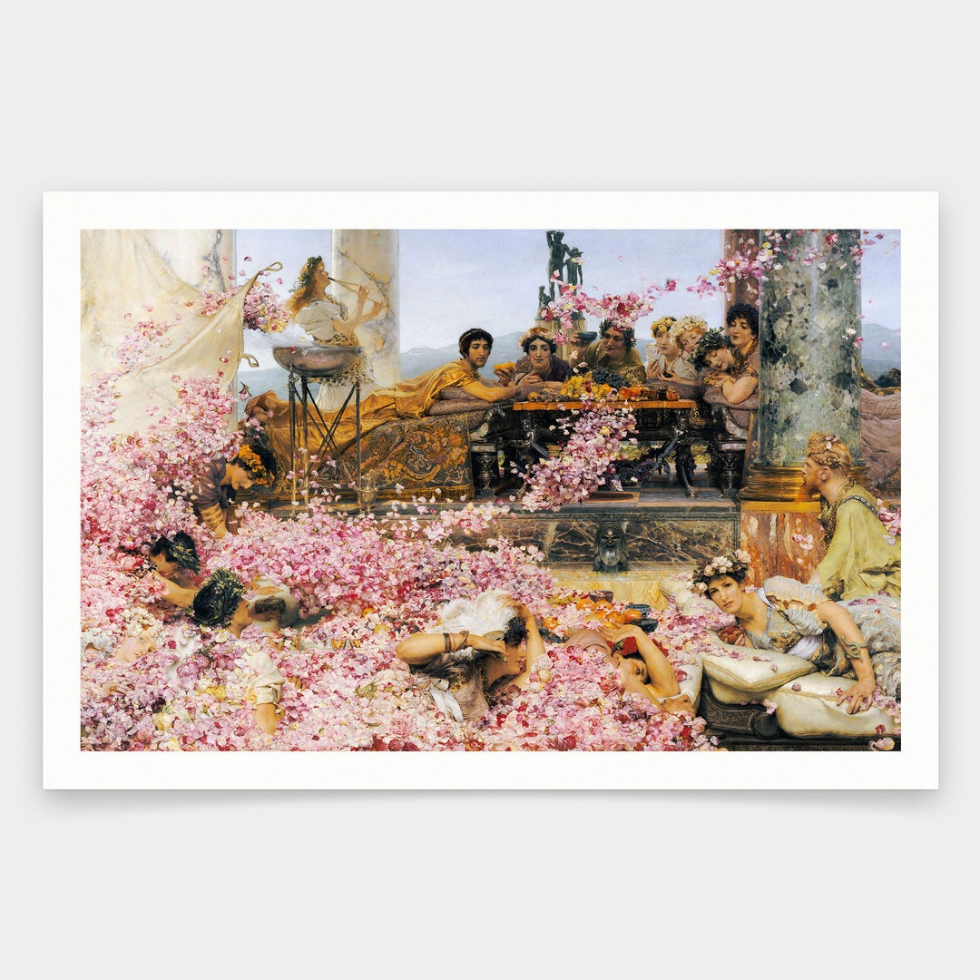 Lawrence Alma-tadema,the Roses of Heliogabalus,art Prints,vintage Art ...