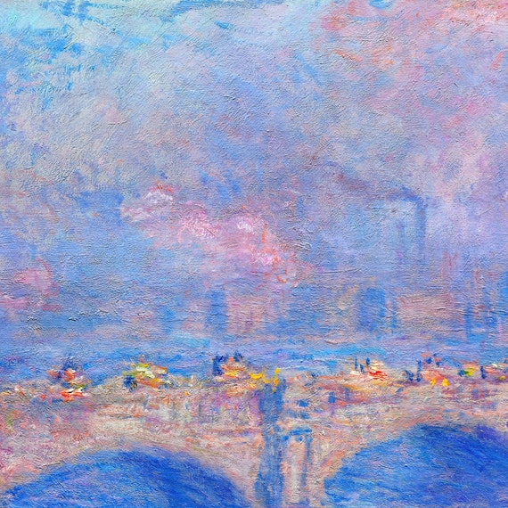 Claude Monet,waterloo Bridge, Sunlight Effect, 1903,art Prints