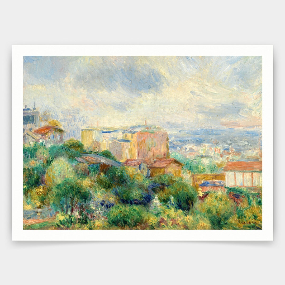 Pierre-Auguste Renoir、VUE DU SACRE-COEUR Pierre-Auguste Renoir、VUE DU SACRE-COEUR Vue du Sacre Coeur, 1905