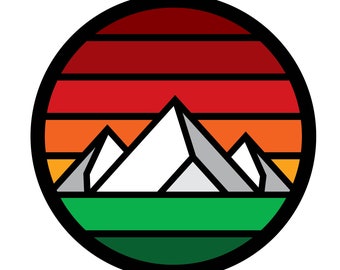 Mountain Sunset Custom Tire Cover