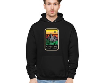 Cascade Mountains v1 - Unisex fleece hoodie