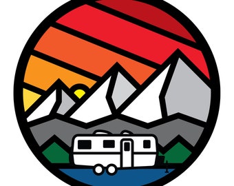 Escape Trailer Spare Tire Cover Colorado Mountains