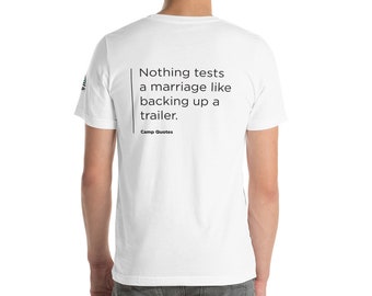 Camp 7 - Backing up a Trailer, Short-Sleeve Unisex T-Shirt