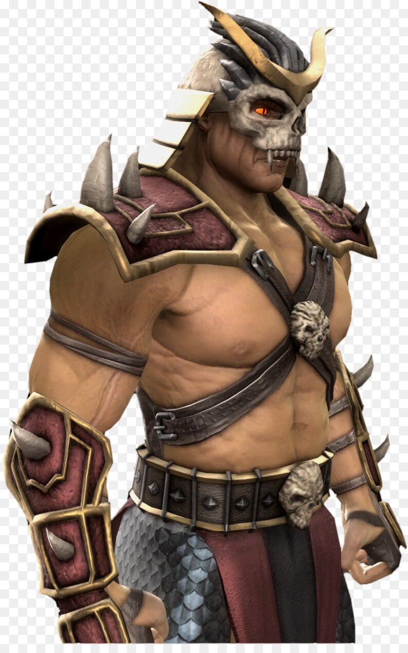 Shao Kahn Cosplay Armor Mortal Kombat 9 Mortal Kombat 11 3d Etsy