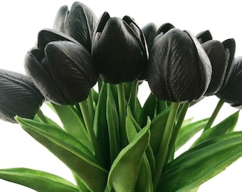 Black Tulips Etsy