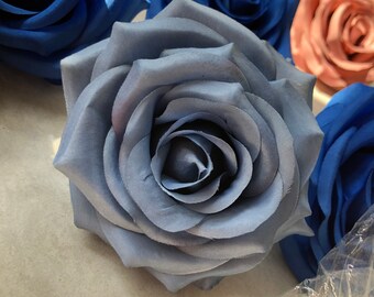 Dusty Blue Flowers Etsy