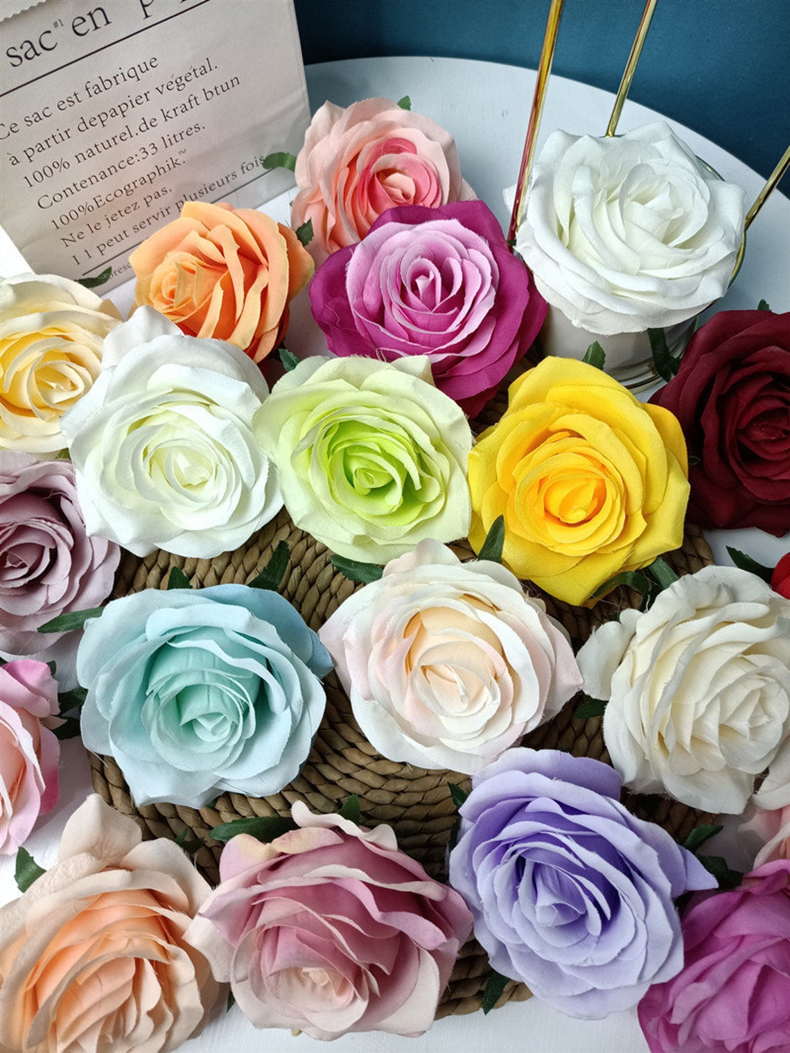 Artificial Silk Rose, Fake Artificial Rose, Fake Roses, Silk Roses for ...