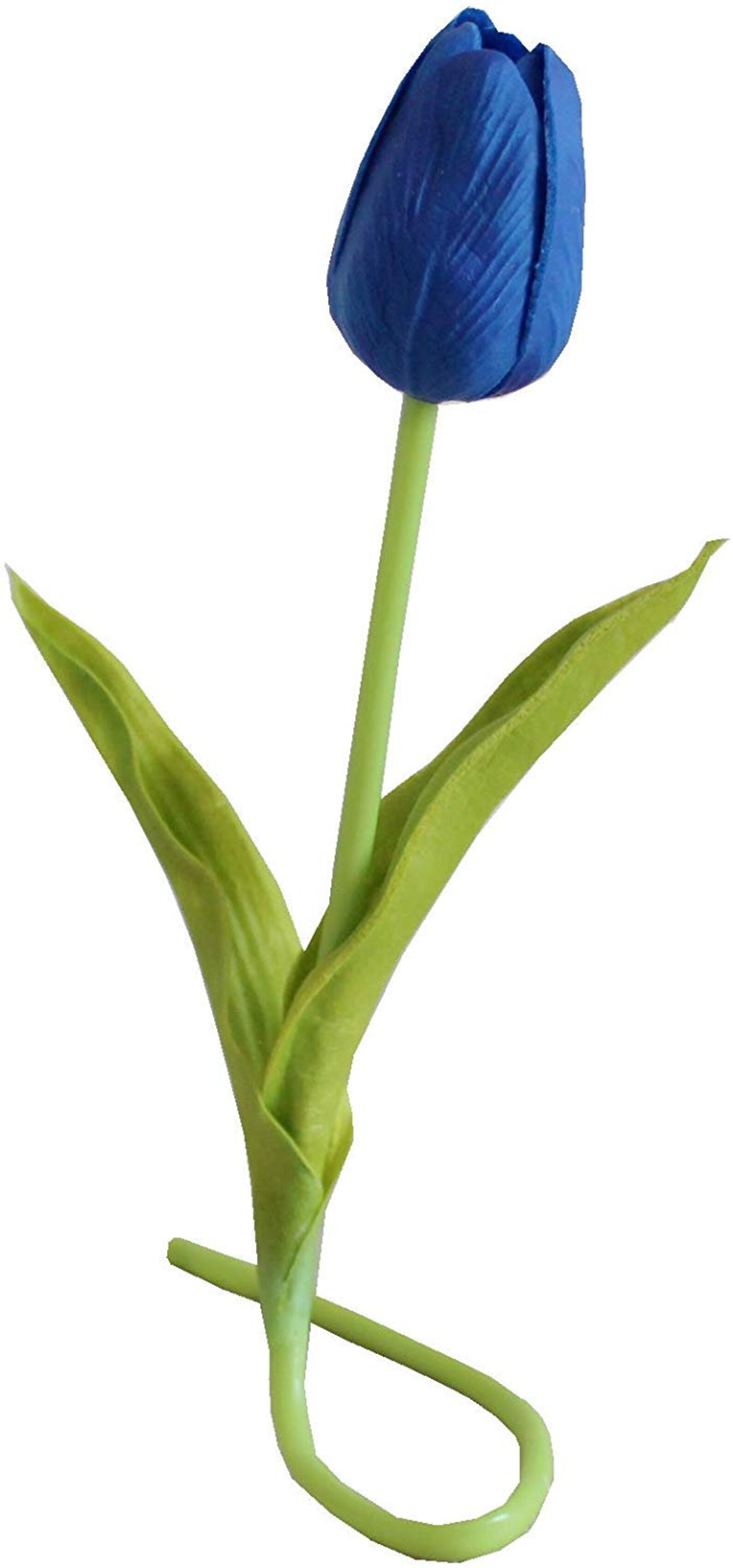 Artificial Flowers Real Touch Royal Blue Tulips PU Tulips Etsy