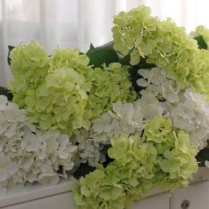 Silk Hydrangea Bunch Artificial Hydrangea Bouquet in Green Colours Wedding Decor Centrepieces JBRW-AGW9