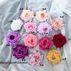 50-100pcs Beautiful Mutil Color Roses, Wedding Flowers, Roses Head for Decor, Wholesale Roses, High Quality Roses for Wedding