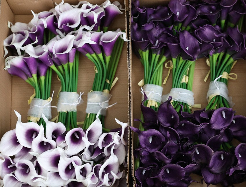 Callaco High Quality Calla Lily Real Touch Calla Lilies 10pcs | Etsy