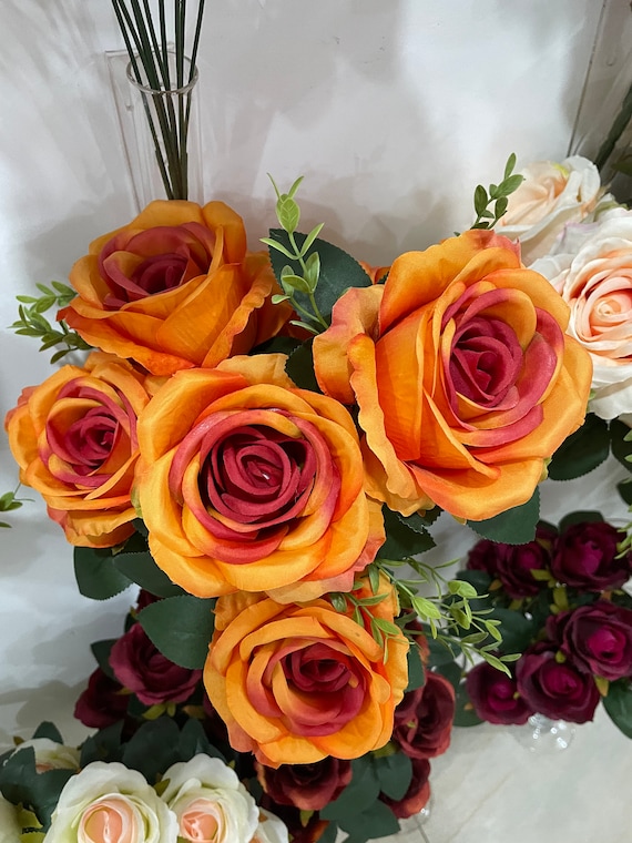 9.5cm Wholesale Artificial Rose Head Only Big Head Faux Etsy