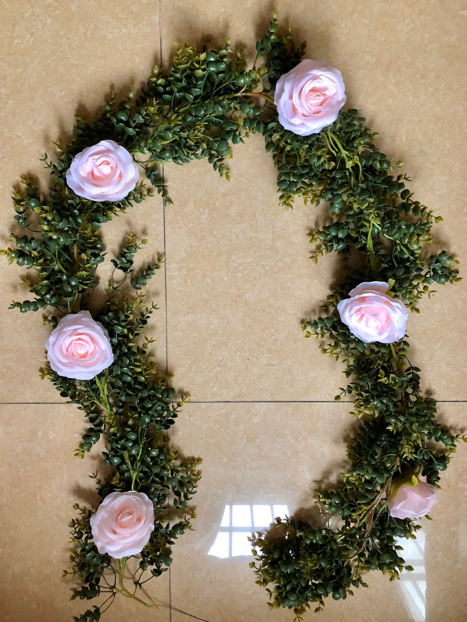 6ft Rustic Eucalyptus Table Runner Garland Christmas Garland Etsy