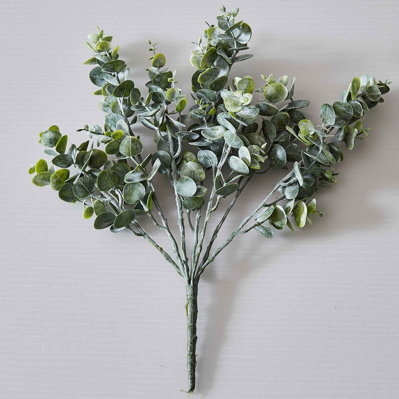 Eucalyptus Bunches 3pcs Faux Artificial Greenery Stems Bulk Etsy