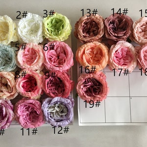 Silk rose head roses, Artificial roses, Faux roses, Faux flowers, rose flower heads, DIY flowers, Flower crown 10pcs