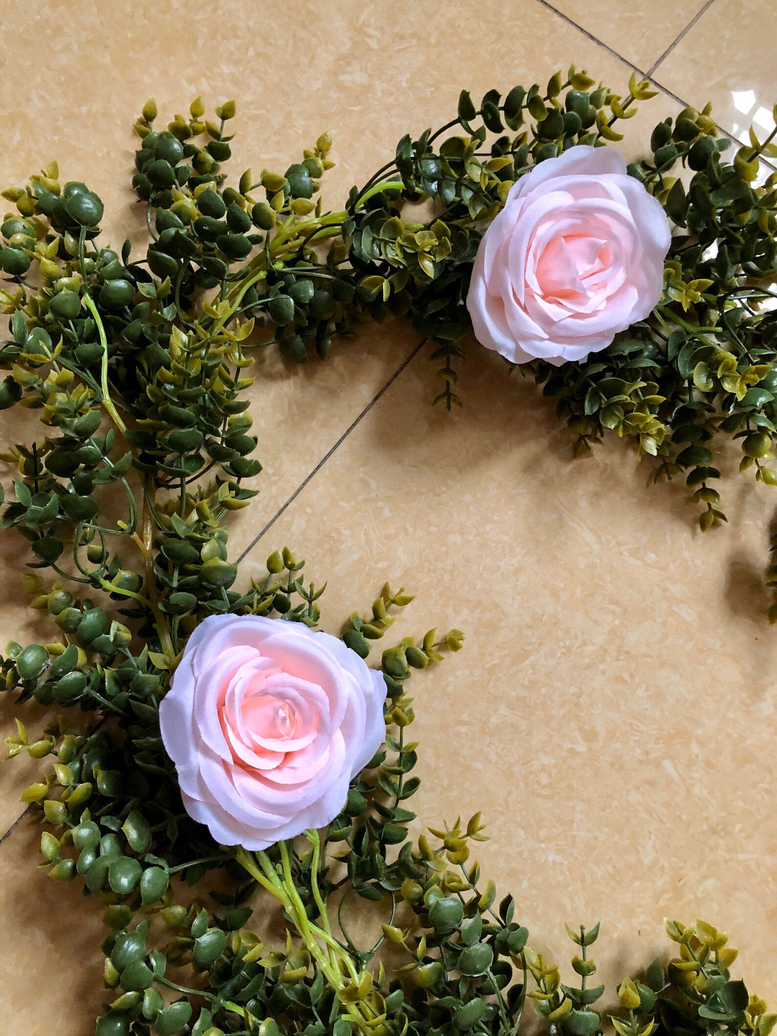 6ft Rustic Eucalyptus Table Runner Garland Christmas Garland Etsy