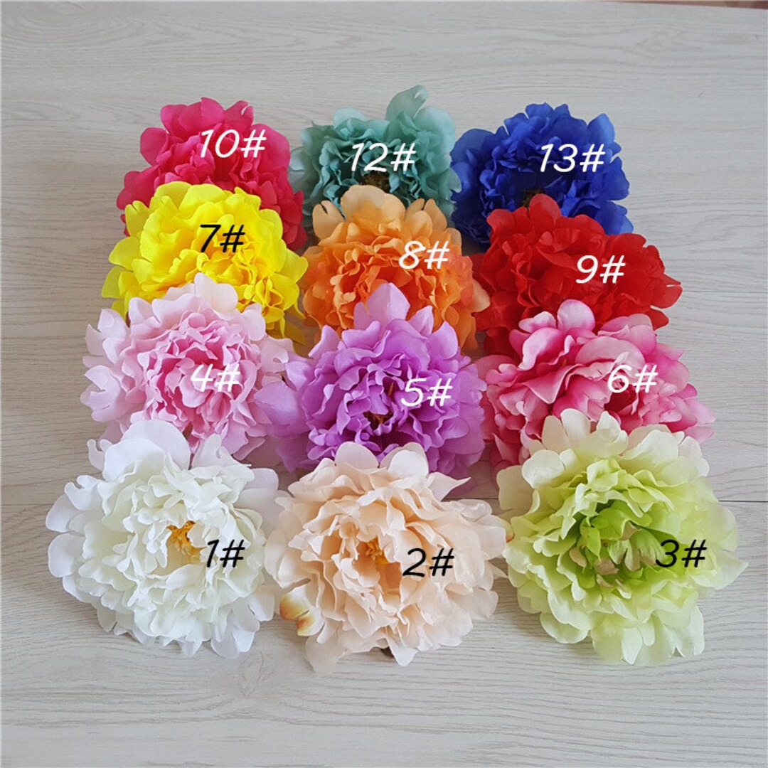 Peonies Artificial Flowers, 13cm Artificial Peony Flowers, Peonies