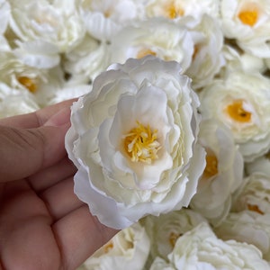10-100pcs Artificial Camellia Flowers 7cm Small Size Flowers Head High Quality Fake Camellia Flowers for DIY Handmade Craft