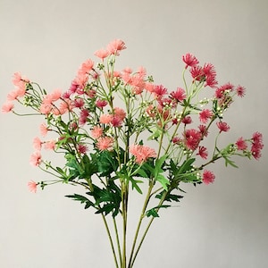 6pcs Plastic Dandelion, Artificial Flowers, Plastic Dandelion, Ddandelion Bouquets Decoration, Home Flowers