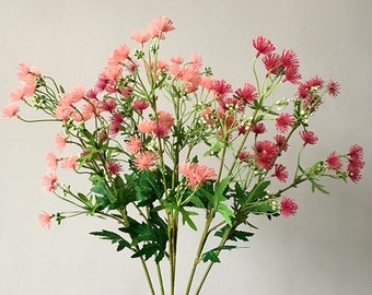 6pcs Plastic Dandelion, Artificial Flowers, Plastic Dandelion, Ddandelion Bouquets Decoration, Home Flowers
