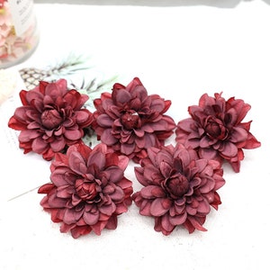 10-100pcs Faux Palmares Dahlia Flowers Head High Quality Artificial Flower Head for Centerpieces DIY Floral Wedding Home Decoration Gifts