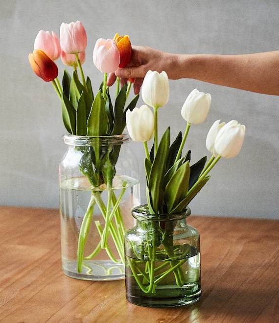 20 Stk Wei 13,4" Knstliche Latex Tulpen Blumen fr Party Home Dekoration  JBRW-TUL2 - Etsy sterreich