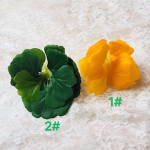 25pcs Artificial Gingko leaves ,Green Leaves ,Yellow Leaves ,Greenery ,DIY Flowers Wall Filler