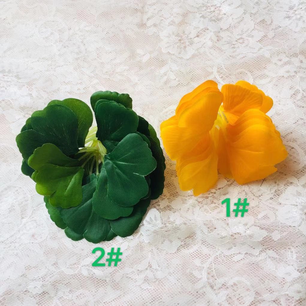Artificial Leaves Silk Rose Leaf Fake Greenery 10 Leaves for DIY Crafts  Hair Clips Headbands Hats Accessories 