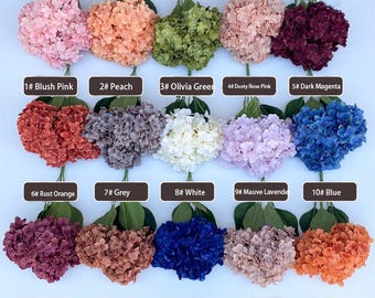 Konstgjorda Blommor Växter Siden Hortensia Arrangemang Bröllopsbuketter Dekoration Plast Blommor Hem Kök Trädgård Fest Festival