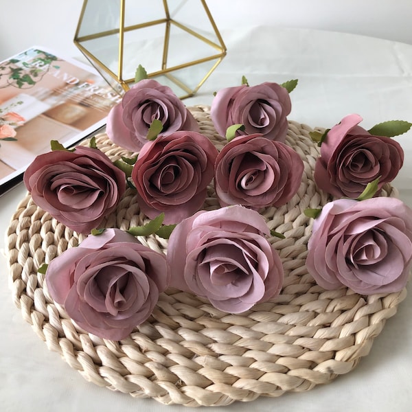 Mauve Roses Etsy