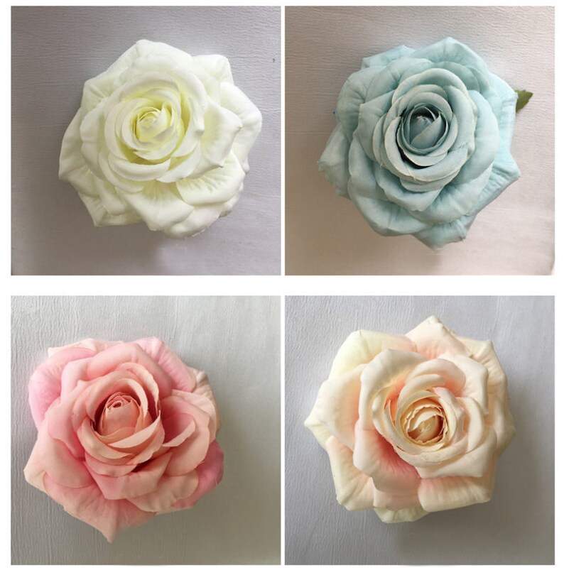Artificial Silk Rose cake Decor cake Topper Wedding Cake Etsy